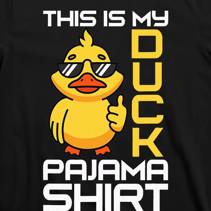 This Is My Duck Pajama Rubber Ducks Slumber T-Shirt