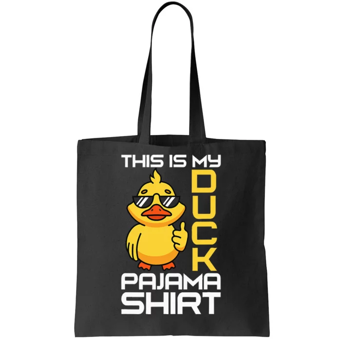 This Is My Duck Pajama Rubber Ducks Slumber Tote Bag