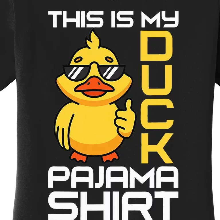 This Is My Duck Pajama Rubber Ducks Slumber Women's T-Shirt