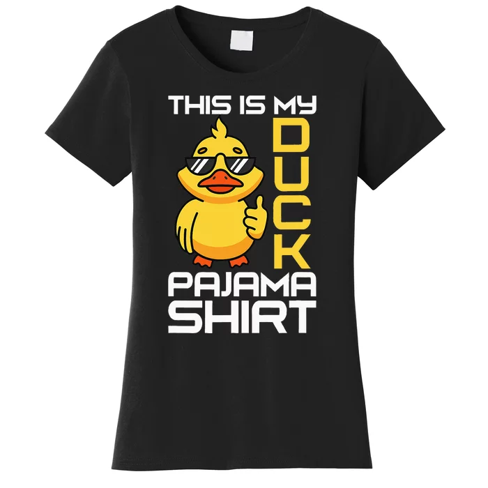 This Is My Duck Pajama Rubber Ducks Slumber Women's T-Shirt