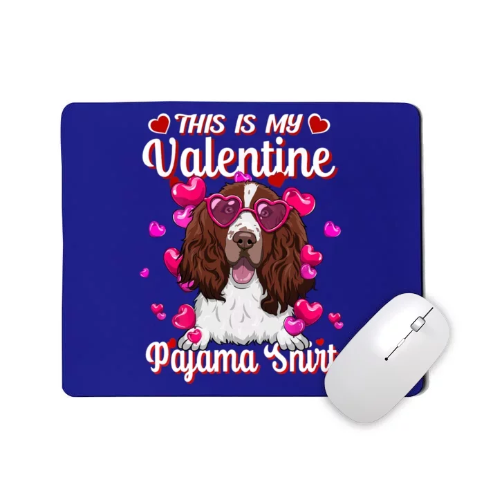 This Is My Valentine Pajama Cute Gift English Setter Lovers Gift Mousepad