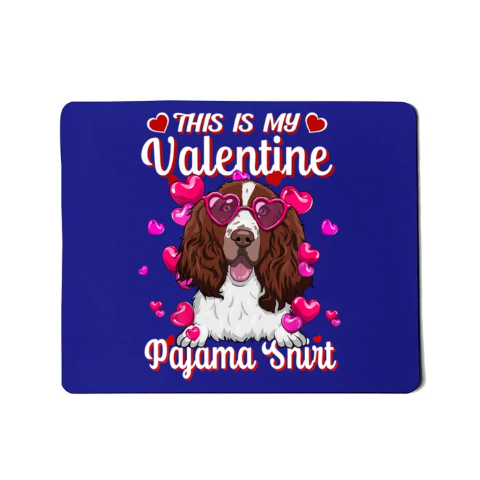 This Is My Valentine Pajama Cute Gift English Setter Lovers Gift Mousepad