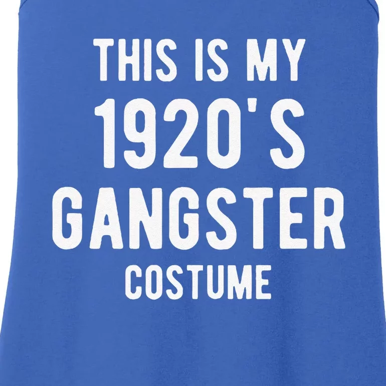 This Is My 1920s Gangster Costume Halloween Mafia Gangster Ladies Essential Tank