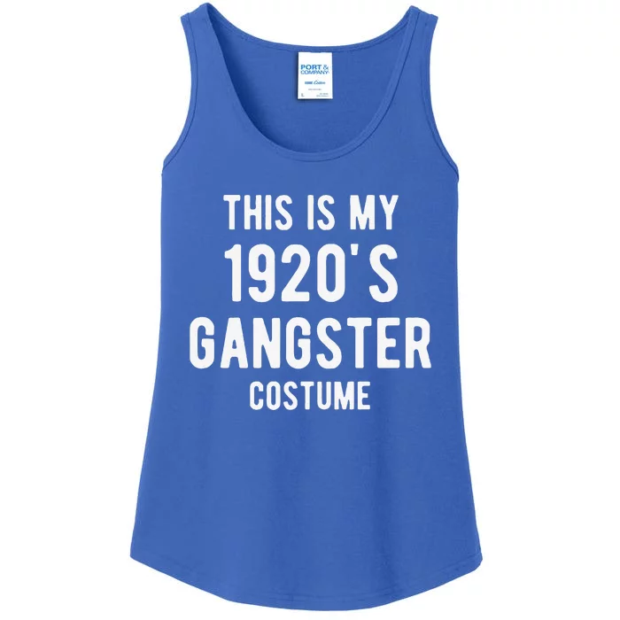 This Is My 1920s Gangster Costume Halloween Mafia Gangster Ladies Essential Tank