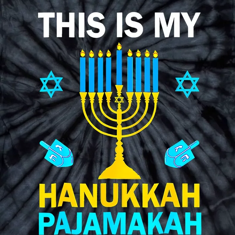 This Is My Hanukkah Pajamakah Chanukah Pajama Jewish Tie-Dye T-Shirt