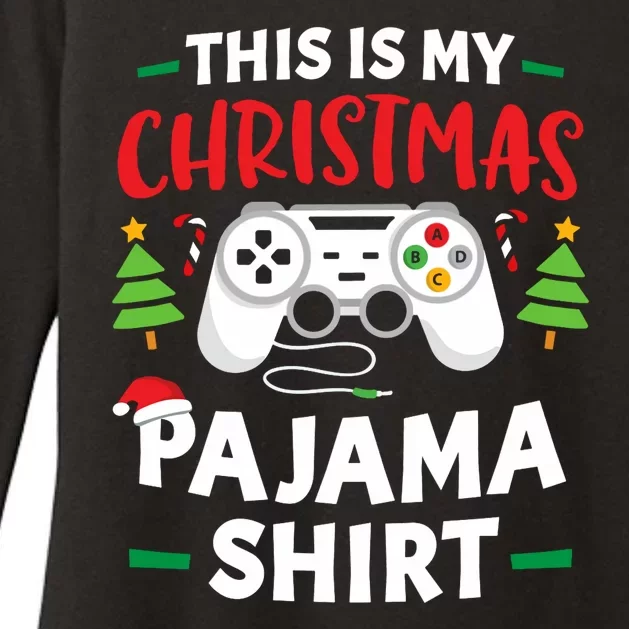 This Is My Christmas Pajamas Gamer Squad Xmas 2024 Womens CVC Long Sleeve Shirt