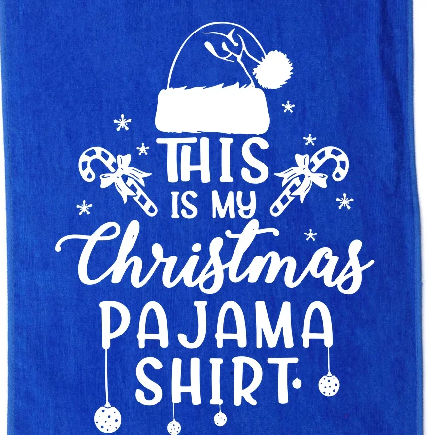 This Is My Christmas Pajama Platinum Collection Golf Towel