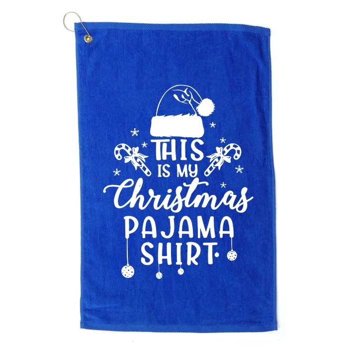 This Is My Christmas Pajama Platinum Collection Golf Towel