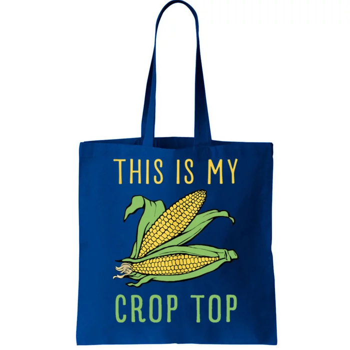 THIS IS MY CROP TOP FUNNY CORN COB Tote Bag