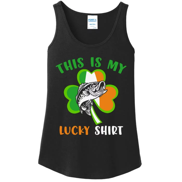 This Is My Lucky Shirts Fisherman Ladies Essential Tank