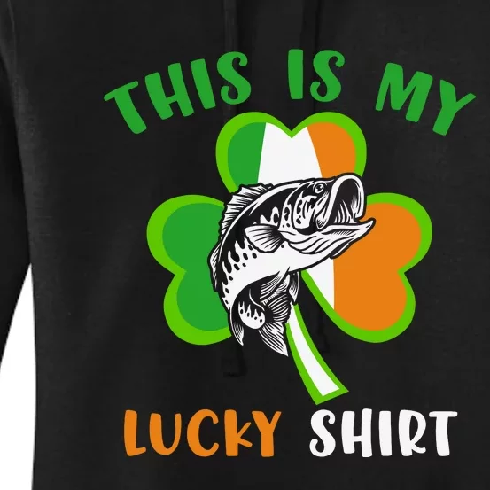 This Is My Lucky Shirts Fisherman Women's Pullover Hoodie