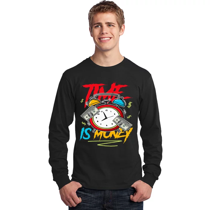 Time Is Money Drip Pebbles Dunk Low Long Sleeve Shirt