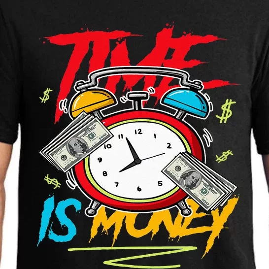 Time Is Money Drip Pebbles Dunk Low Pajama Set