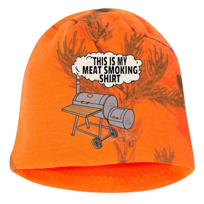 This Is My Meat Smoking Funny Backyard Smoker Grill Kati - Camo Knit Beanie