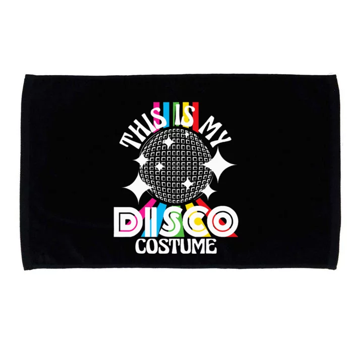 This Is My Disco Costume 1970s Funky Party Microfiber Hand Towel