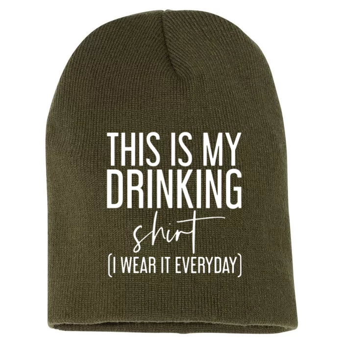 This Is My Drinking Alcohol Short Acrylic Beanie