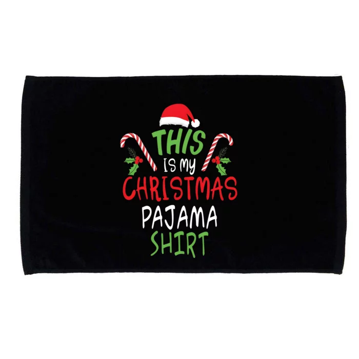 This Is My Christmas Pajama Matching Team Microfiber Hand Towel