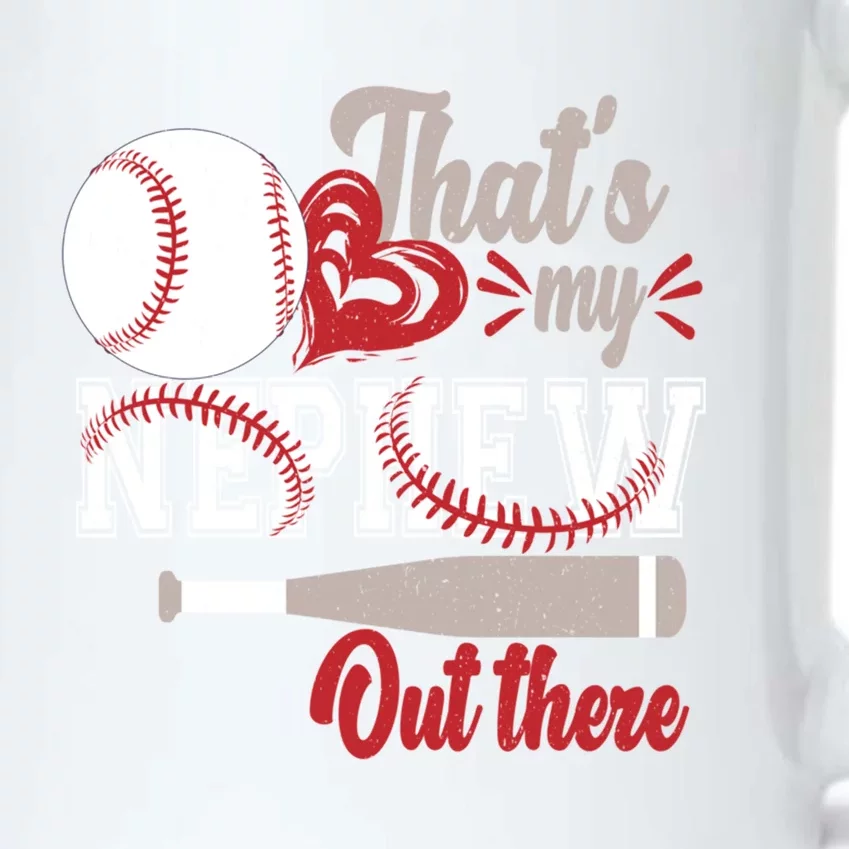 That Is My Nephew Out There Baseball Black Color Changing Mug