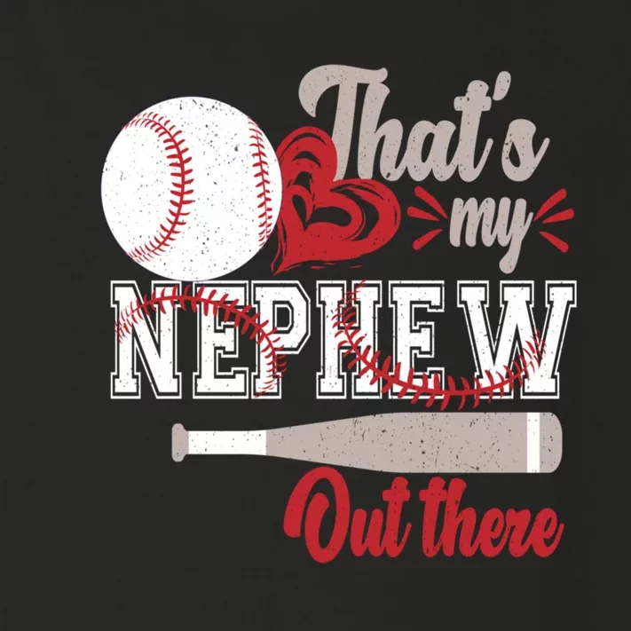 That Is My Nephew Out There Baseball Toddler Long Sleeve Shirt