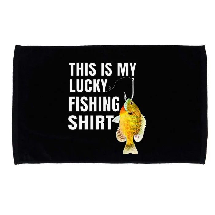 This Is My Lucky Fishing Gift For Fisherman Microfiber Hand Towel