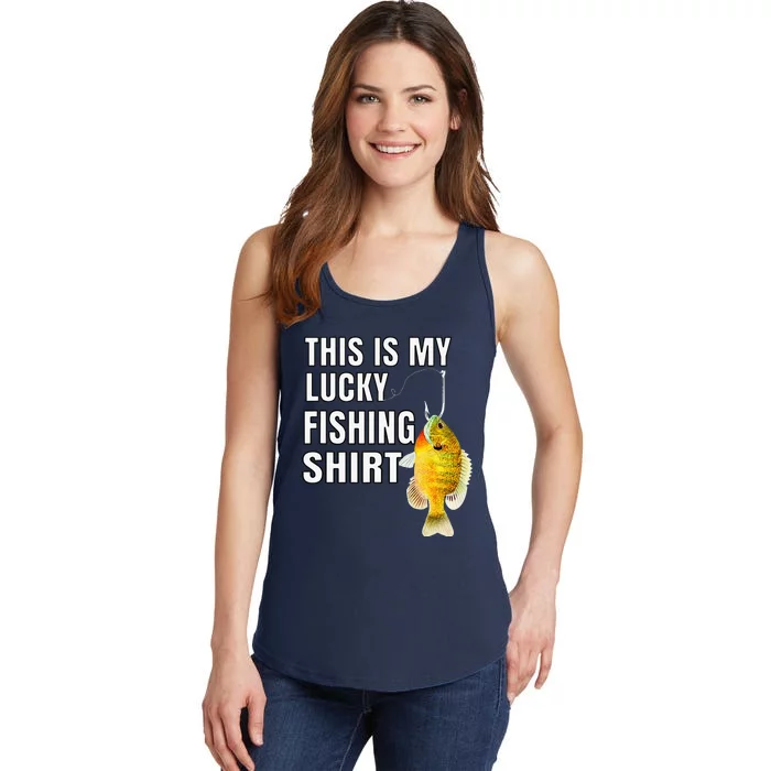 This Is My Lucky Fishing Gift For Fisherman Ladies Essential Tank