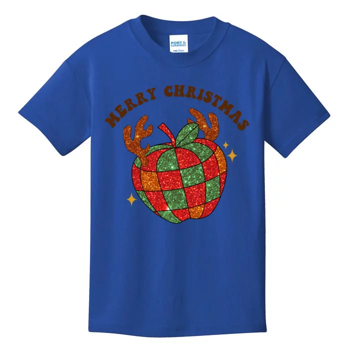 Trendy In My Ho Lly Jolly Teacher Era Christmas Retro Groovy Cute Gift Kids T-Shirt