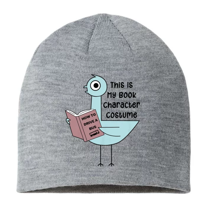 This Is My Book Character Costume Funny Pigeon Reading 8 1/2in Sustainable Knit Beanie