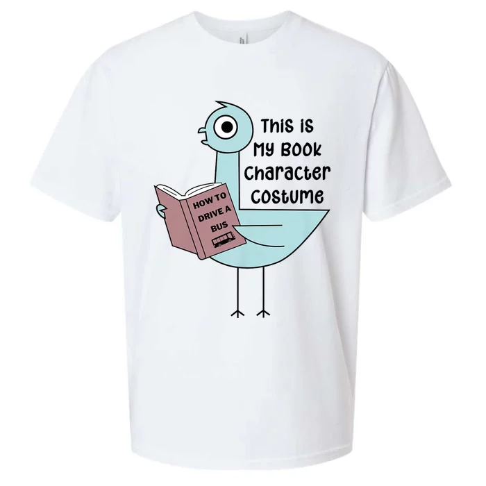 This Is My Book Character Costume Funny Pigeon Reading Sueded Cloud Jersey T-Shirt