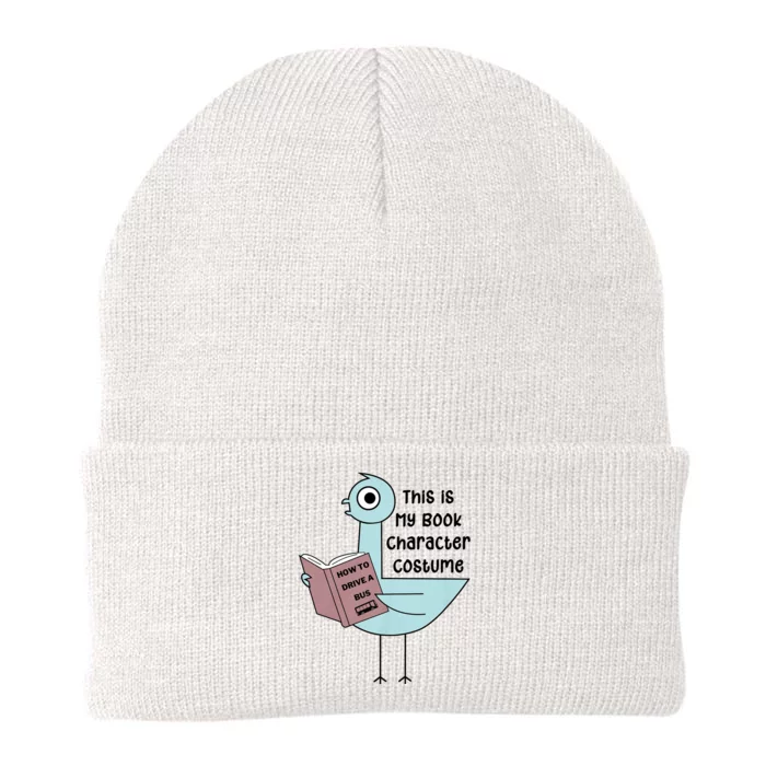 This Is My Book Character Costume Funny Pigeon Reading Knit Cap Winter Beanie