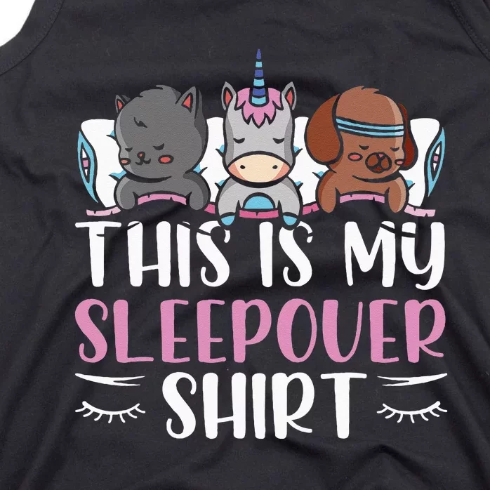 This Is My Sleepover Cute Party Overnight Team Tank Top