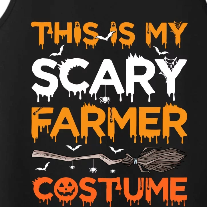 This Is My Scary Farmer Costume Halloween Gift Performance Tank