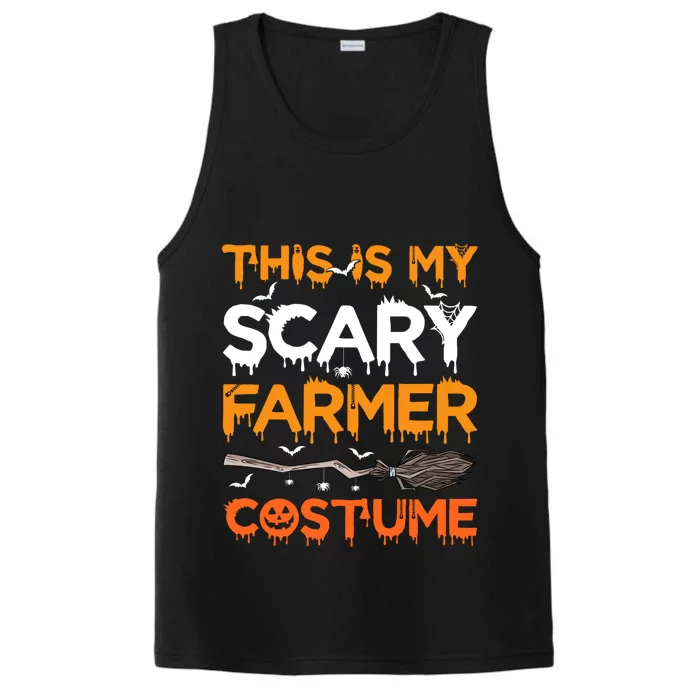 This Is My Scary Farmer Costume Halloween Gift Performance Tank