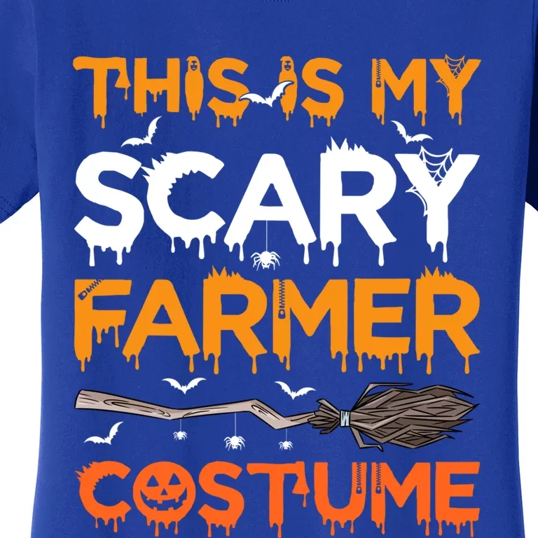 This Is My Scary Farmer Costume Halloween Gift Women's T-Shirt