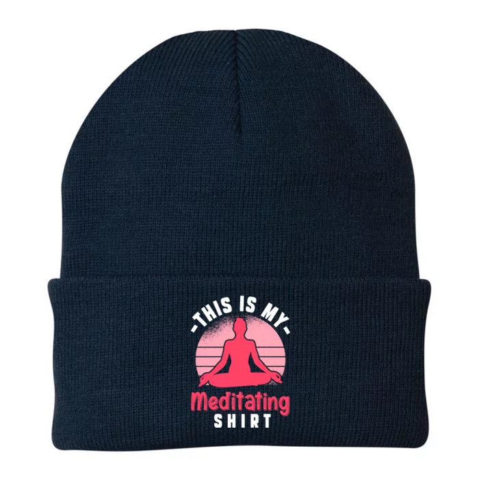 This Is My Meditating Gift Knit Cap Winter Beanie