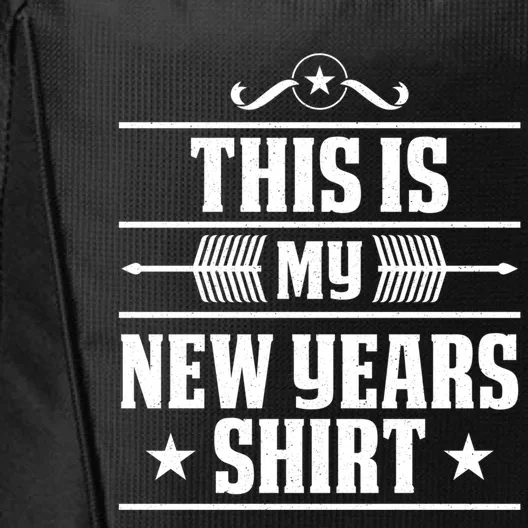 This Is My New Years Gift Funny New Years Eve Funny Gift City Backpack