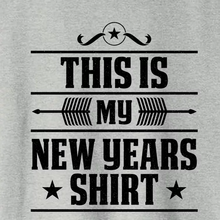 This Is My New Years Gift Funny New Years Eve Funny Gift Women's Crop Top Tee