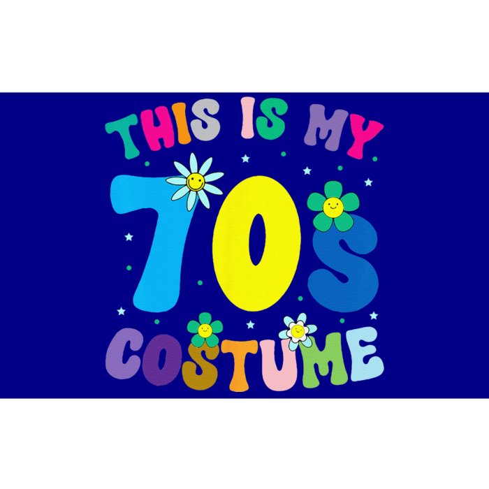 This Is My 70s Costume Groovy Peace Halloween Bumper Sticker