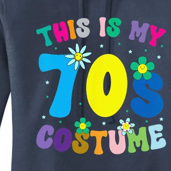 This Is My 70s Costume Groovy Peace Halloween Women's Pullover Hoodie