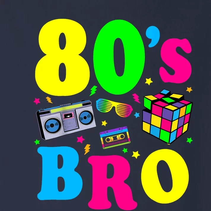 This Is My 80s Bro 80's 90's Party Toddler Long Sleeve Shirt