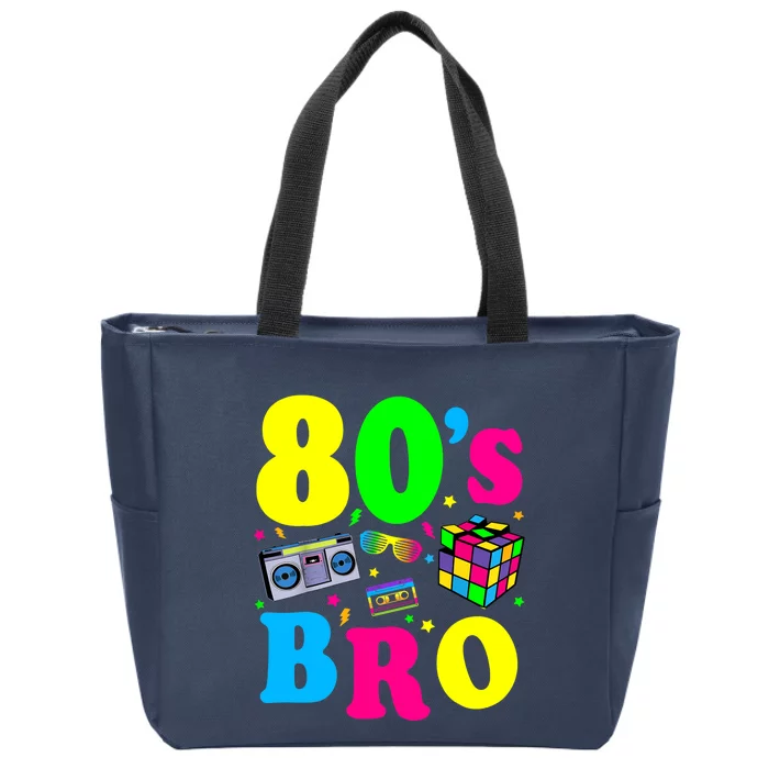 This Is My 80s Bro 80's 90's Party Zip Tote Bag