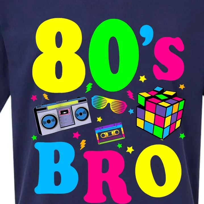 This Is My 80s Bro 80's 90's Party Sueded Cloud Jersey T-Shirt