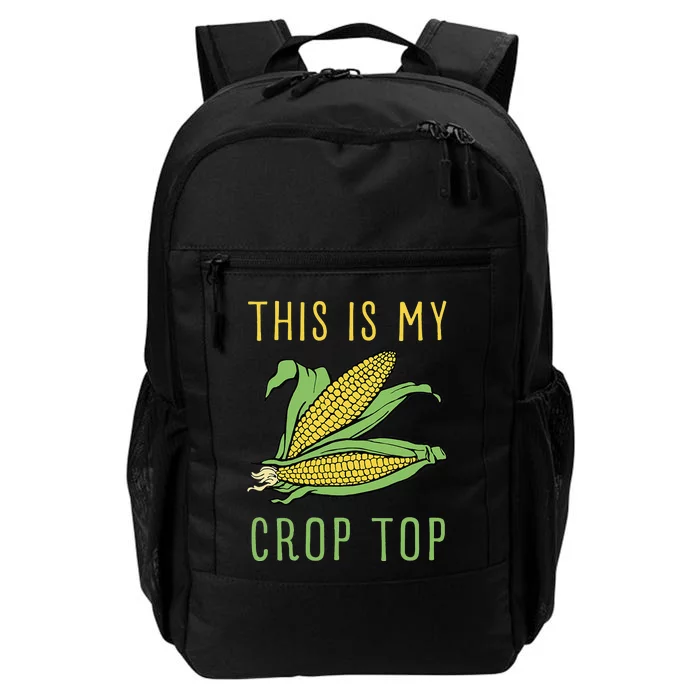 THIS IS MY CROP TOP FUNNY CORN COB Daily Commute Backpack