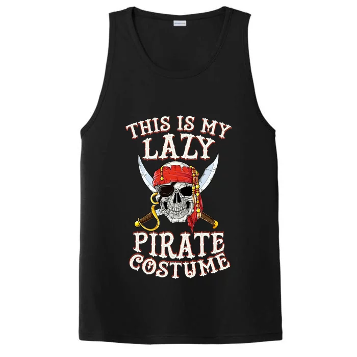 This Is My Lazy Pirate Performance Tank