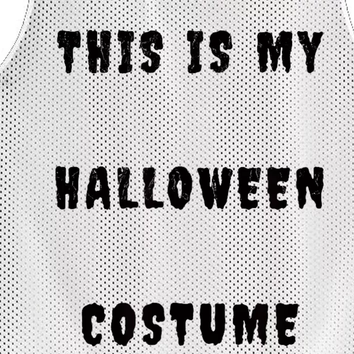 This Is My Halloween Costume Mesh Reversible Basketball Jersey Tank