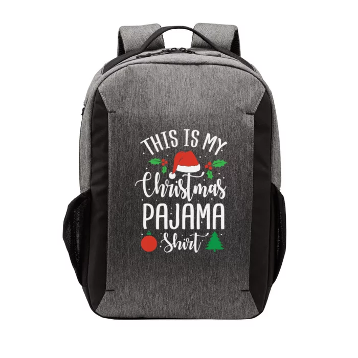 This is my Christmas pajama Xmas Vector Backpack