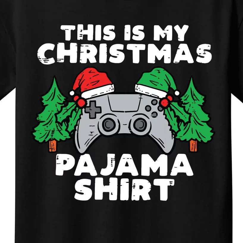 This Is My Christmas Pajama Shirts Video Games Boy Xmas Kids T-Shirt