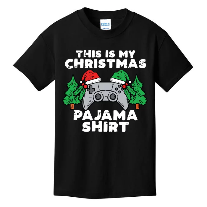 This Is My Christmas Pajama Shirts Video Games Boy Xmas Kids T-Shirt