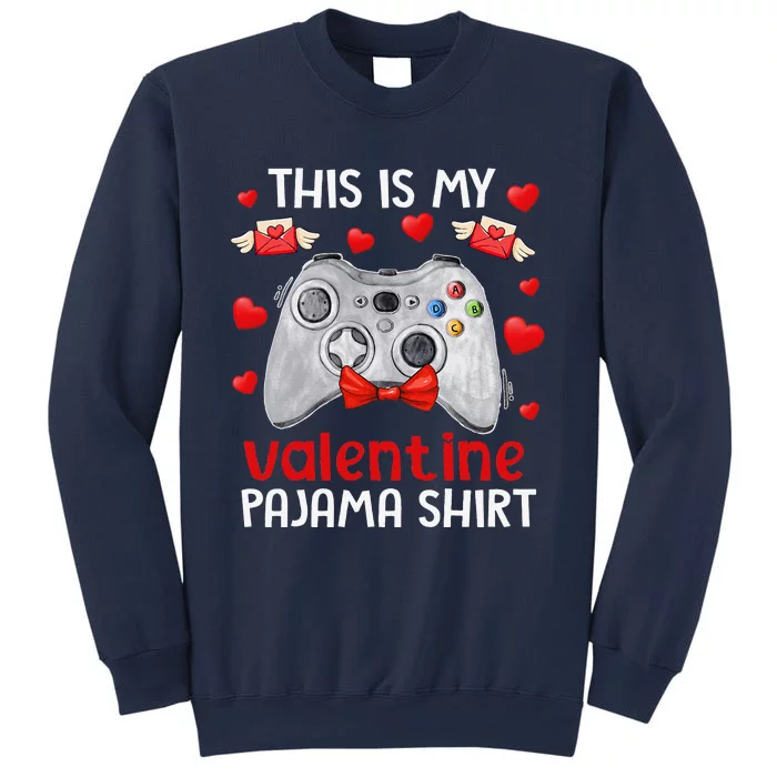 This Is My Valentine Pajama Gamer Video Games Valentines Sweatshirt