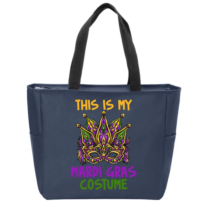 This Is My Mardi Gras Costume Festive Zip Tote Bag