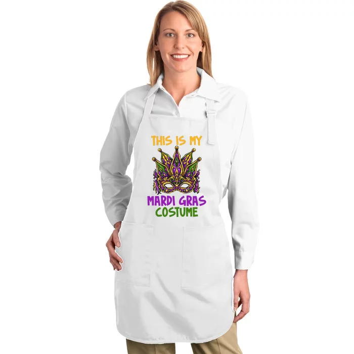 This Is My Mardi Gras Costume Festive Full-Length Apron With Pocket